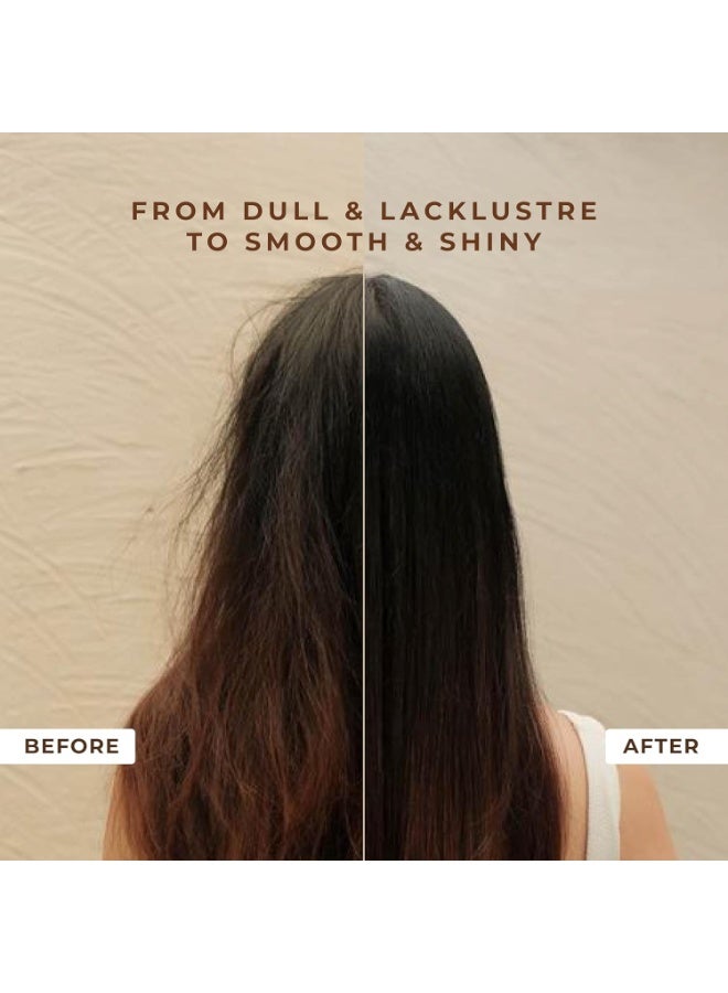 Naturali Daily Strength & Nourish Conditioner with Rice Water & Macadamia Nut Oil | 2X Nourishment & Shine | Strengthens Hair & Reduces Frizz | Sulphate & Paraben Free Everyday Conditioner For Women & Men | 180ml - Image 4